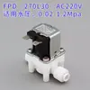 Válvula Solenoide de Entrada de Agua para Máquina de Café Helado Cnkb Fpd-270L30-Ac220V Accesorios para Dispensador de Agua en Tubería
