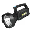 Lanterna de Busca Forte e Nova Iluminação Multifuncional para Exterior Lanterna LED de Longo Alcance à Prova d'Água Recarregável Lâmpada de Bolsa