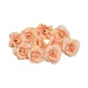 Accesorios de Decoración de Flor de Rosa Simulada de 4 cm para Manualidades DIY Tocados Corona de Flores para Bodas Accesorios de Flores para Cajas de Regalo Materiales