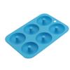 Forma de bolo de silicone resistente a altas temperaturas espessada 6 vezes Cupcake Rosquinha Biscoito DIY pequena forma ferramenta de panificação