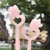 Bolígrafo de gel de dibujos animados lindo para descompresión papelería creativa para estudiantes bolígrafo de silicona con columpio bolígrafo de columpio de descompresión bolígrafo de silicona venta al por mayor