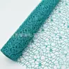 Embalagem de buquê de flores rede de jacquard coreana rosa material diy floricultura floral malha de ganso fábrica atacado