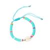 Pulsera Multicapa Personalizada Hecha a Mano con Cuentas Estilo Ins de Gama Alta para Mujer Pulsera Plegable de Cerámica Suave para Mujer Nicho
