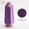 Fábrica Xinyu Venta al por mayor 4000 Metros Serie de Colores 150D Hilo Metálico Dorado y Plateado Completamente Envuelto Hilo para Bordado por Computadora