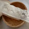 4 encaje de bordado de hilo de algodón blanco cremoso ancho cortina mantel de sofá materiales de costura accesorios de ropa