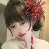 Estilo Antigo Novo Estilo Chinês Flor Vermelha Grampo de Cabelo Super Fada High-End Flor Artificial Presilha Lateral Flor de Cabeça para Cheongsam Acessório de Cabelo