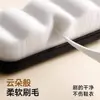 Cepillo para Zapatos de Cerdas Suaves, Cepillo Limpiador de Zapatos Ultrasuave, Superficie de Malla, Uso Doméstico, No Daña los Zapatos, No Pierde Pelo, Herramienta Mágica de Nanocerdas