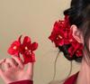 Pasador de Flor de Verano Pinza Lateral Pinza para el Lado de la Oreja Pinza para la Parte Trasera del Cabello Nuevo 2025 para Mujer Flor de Cabeza Flor Artificial Tocado Accesorios para el Cabello de Playa