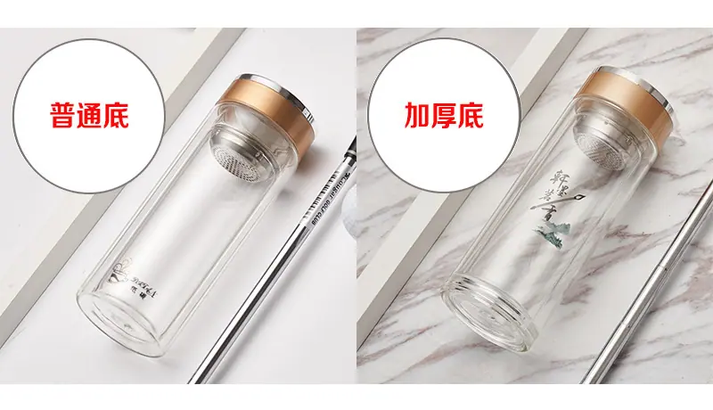 双层玻璃杯 促销礼品
