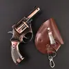 Grande Coldre de Couro Modelo de Revólver de Brinquedo Não Pode Ser Modificado para Acionar o Gatilho e Só Pode Ser Ouvido. Modelo de Arma de Revólver para Atacado