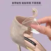 Almohadillas Anti-Desgaste para Tacón Alto Reductor de Talla de Zapato Pegatinas Invisibles Antideslizantes Plantillas Auto-Adhesivas de Media Talla Amortiguadoras