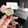 Novo Relógio Casual Feminino Atacado Três Mostradores Três Ponteiros Relógio Decorativo Preço de Fábrica Venda Direta Relógio Feminino Mostrador Grande