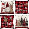 Funda de almohada con estampado animal de Amazon más vendida para decoración de sofá de sala de estar, funda de cojín cuadrada estilo Navidad