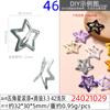 Gotejamento de Óleo 3,0 cm Presilha de Cabelo Estrela Fofa Dopamina Popular Estrela de Cinco Pontas Estilo Japonês Doce Presilha de Cabelo Bb