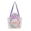 Ins Bolsa de Lona Desenho Animado Bolsa de Ombro Estudantes Universitários Bolsa de Tecido para Aula Bolsa de Tecido Casual Bolsa de Armazenamento Fofa