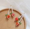 Cuentas de mijo de belleza de hada suave, cuentas de cristal tejidas con alambre de cobre envuelto, regalo para novias, accesorios de joyería creativos hechos a mano.