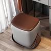 Silla de Maquillaje de Lujo Ligero para Celebridades de Internet para Uso en Casa, Silla Perezosa con Respaldo de Almacenamiento para Dormitorio, Taburete de Tocador, Taburete de Almacenamiento para Manicura