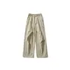 Yidao Vintage Outono Nova Chegada Japonês Retro Patchwork Lavado Cor Sólida Básico Solto Reto Calça Cargo Masculina