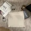 Verão Seda de Gelo Alça de Beleza Bojo para Peito Colete Base Roupa Externa Tubinho Anti-Exposição Roupa Íntima Interna Alça Fina Sem Costura para Mulheres