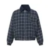 Yidao Vintage 2026 Otoño Nuevo Estilo Retro Americano Minimalista Nicho Casual Chaqueta Reversible Corta con Solapa