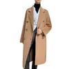 Gola de Tweed Dupla Face Vestido Jaqueta Clássica de Seis Botões Estilo Hepburn Tamanho Pequeno Solto Casual Lã Pura Casaco Outono Inverno