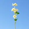 Flores Artificiales de Campanilla Miniatura, Flores Falsas, Adornos para Decoración del Hogar, Accesorios para Fotografía, Arreglos de Boda
