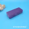 Estojo de Óculos para Miopia Simples de Veludo Moda Cor Sólida Simples Anti-Pressão Estojo para Óculos de Sol Estudante Portátil Caixa de Ferro