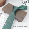 Nueva Corbata Jacquard Hecha a Mano para Hombre, Corbata Casual y de Moda de 7 cm de Seda Poliéster, Estilo Británico Fabricante Boda Stock Disponible