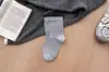 Meias Novas da Moda de Outono com Punho Duplo Listradas Color Block Meias Femininas Respiráveis de Algodão Penteado Meia-Calça Meias Zhuji