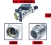 Enchufe y Enchufe de Aviación Yongfeng Vf Placa Cuadrada Conector de Cable Eléctrico P24 P24-6P/10P/12P/19P Enchufe Macho y Hembra