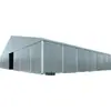 Carpa industrial grande de almacenamiento con estructura de aleación de aluminio, almacenamiento de almacén, estación de transferencia logística, construcción de cobertizo temporal