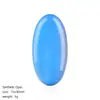 Cabujón Oval de Cristal Natural 15*30mm para Incrustación DIY en Collares Broches Accesorios de Fondo Plano Cabujón en Forma de Huevo de Piedra Semipreciosa