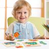 Suministro directo de fábrica nuevo rompecabezas pequeño tridimensional 3d para niños de madera niños Educación temprana Inteligencia animal tráfico rompecabezas de madera