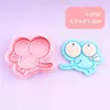 Moldes de Biscoito Série Avatar Fofo Desenho Animado 3D Avatar Flor Animal Moldes Polvo Pequeno Simulação Impressão DIY