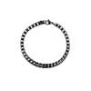 Pulseira Caixa de Exportação Amazon Loftily Design Nicho Masculino Personalizado Pulseira de Pérola Quadrada Joias de Aço Titânio