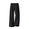 Pantalones de traje para hombre estilo Old Money, nuevo diseño coreano 2026, holgados y casuales, con caída fluida y corte recto