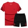Comercio Exterior - Traje de verano de manga corta para hombre, talla grande, camiseta deportiva para exteriores, pantalones cortos, ropa de entrenamiento para correr a la moda para hombre