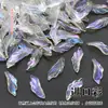 20 Peças de Folhas de Algas Marinhas 12X34mm, Folhas de Árvore Esmaltadas e Pétalas, Materiais e Acessórios para Fazer Presilhas Antigas Artesanais DIY