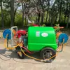 Aspersora de Gasolina Tipo Carrito de 300 Litros para Jardinería, Control de Insectos, Pulverización a Alta Presión, Vehículo Móvil de Desinfección