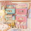 Bolsa Colgante de Almacenamiento a Cuadros Bolsa de Almacenamiento para Cama de Dormitorio Estudiantil Bolsa Colgante para Puerta de Litera Bolsa de Red para Cama de Pared
