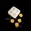 Molde Pequeño de Silicona para Juguetes Squishy, Oso, Fresa, Corazón de Chocolate, Molde de Silicona de Grado Alimenticio