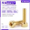 Tornillos de Cabeza Cúpula de Latón con Cuadro Hexagonal Tornillos para Máquina de Cabeza Cilíndrica de Latón Tornillos de Cobre Extendido M3M5M6M8M10M12
