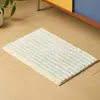 Tapete de Banheiro Aveludado Estilo Ins para Casa Absorvente de Água Secagem Rápida Tapete para Pés Tapete de Pia Tapete de Quarto ao Lado da Cama