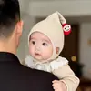 Gorro de Bebé Estilo Primavera y Otoño Protege Fontanela Envoltura de Cabeza Gorro de Elfo para Niños y Niñas Bebés Meses Pequeños A Prueba de Viento Gorro Fetal Invierno