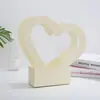 Bolso de flores Tanabata, caja de flores portátil hueca con forma de corazón para el Día del Maestro, caja de flores con forma de corazón, caja de papel para embalaje de flores
