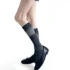 Calcetines de compresión ligera estilo retro otoño e invierno, con estampado Fair Isle para la pantorrilla, cálidos y adelgazantes, calcetines tobilleros, color café, estilo étnico, tejido de doble aguja, calcetines hasta la rodilla