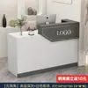 Mostrador de Caja Simple Moderno Mesa de Barra Mostrador de Recepción Pequeño Mostrador Mostrador de Caja Escritorio de Caja Tienda de Ropa