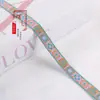Cinta jacquard cuadrada geométrica exquisita de 1.3 cm para textiles del hogar, decoraciones de ventanas, adornos de ropa, accesorios de encaje DIY hechos a mano 3525