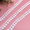 Puntilla Bordada de Lunares Blancos Decoración de Cojín Colgante Ropa Infantil Decoración de Abanico Encaje Encaje Accesorios Personalizados