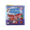 Libro de tela para bebé transfronterizo, Papel de seda, Bufanda de seda, Juguete para bebé, Desgarrable a mano, Irrompible, Libro de tela para bebé de papel de Navidad
